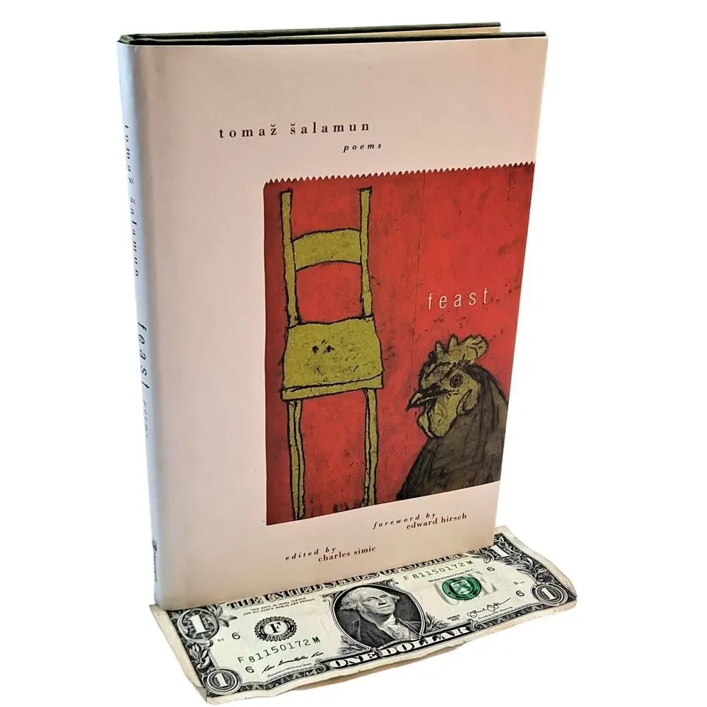 Feast: Poems of Tomaž Šalamun (2000 1st English Ed. HC in DJ)
